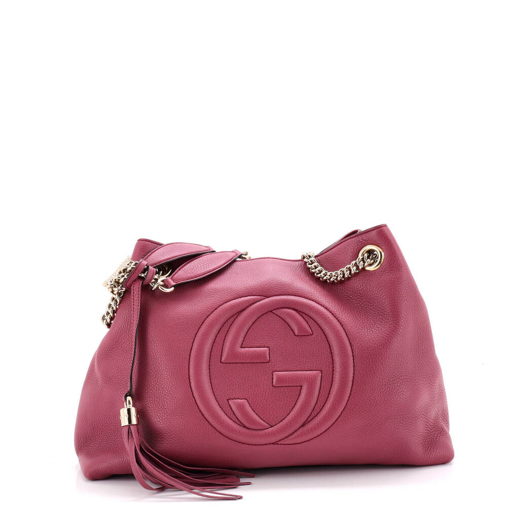 Gucci Medium Soho Chain Strap Shoulder Bag Leather